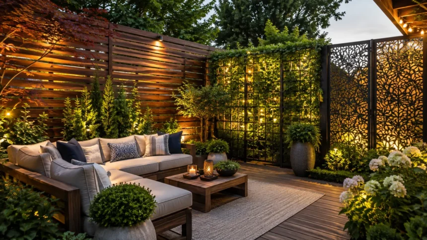 Outdoor Privacy Screen Ideas for Backyards