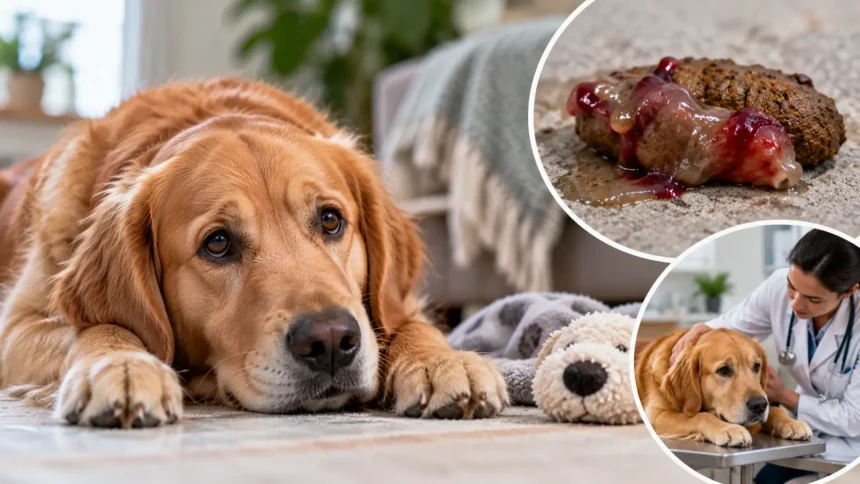 Jelly-Like Blood in Dog Stool Causes & Emergency Signs