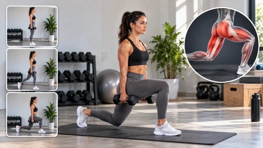 Reverse Lunge Exercise Form, Benefits & Tips